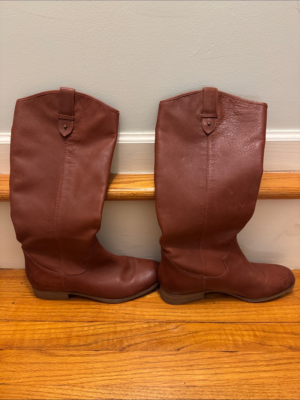 Frye And Co. Women's Brown Leather Heeled Tania Boots